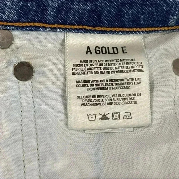 AGOLDE distressed high rise straight  jeans - Picture 6 of 11